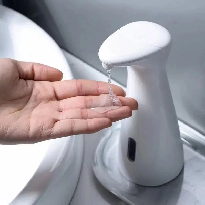 White Automatic Sensor Soap Dispenser – Smart Touch-Free Design
