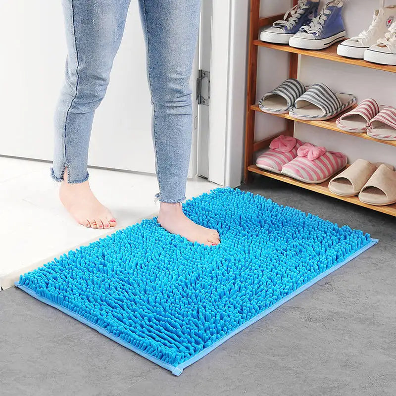 Thick Memory Foam Bath Mat – Soft, Absorbent, Non-Slip, 45×45 cm, Solid Design