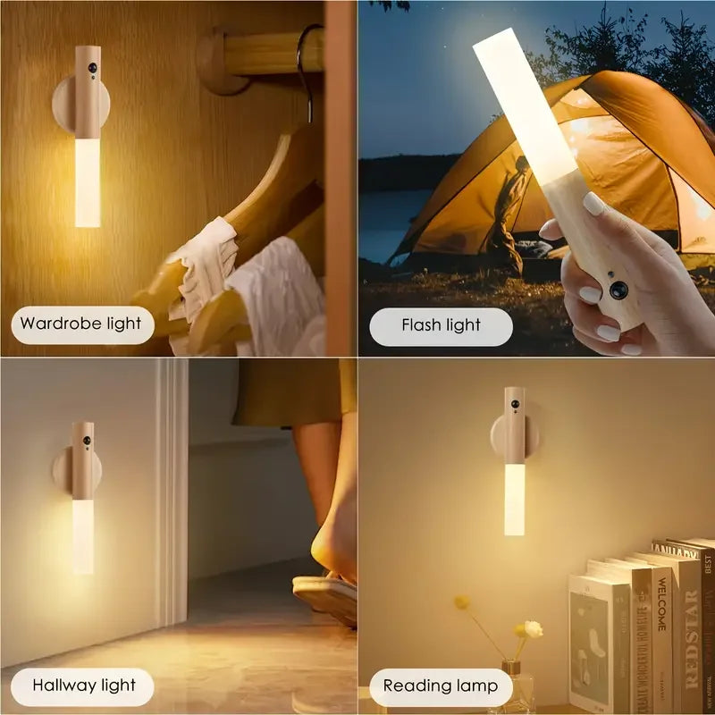 Smart Motion Sensor LED Night Light – Rechargeable & Portable