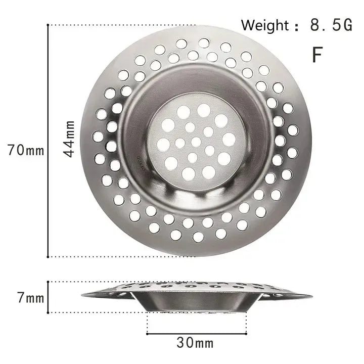 Stainless Steel Sink Strainer – Anti-Clog Mesh