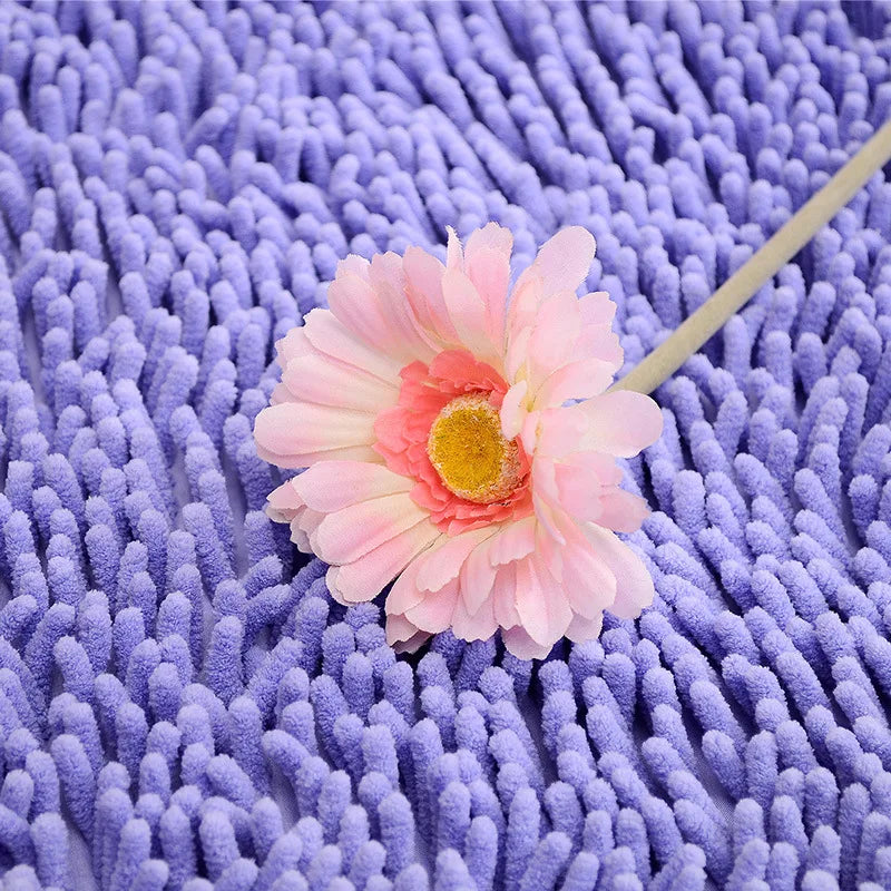 Thick Memory Foam Bath Mat – Soft, Absorbent, Non-Slip, 45×45 cm, Solid Design