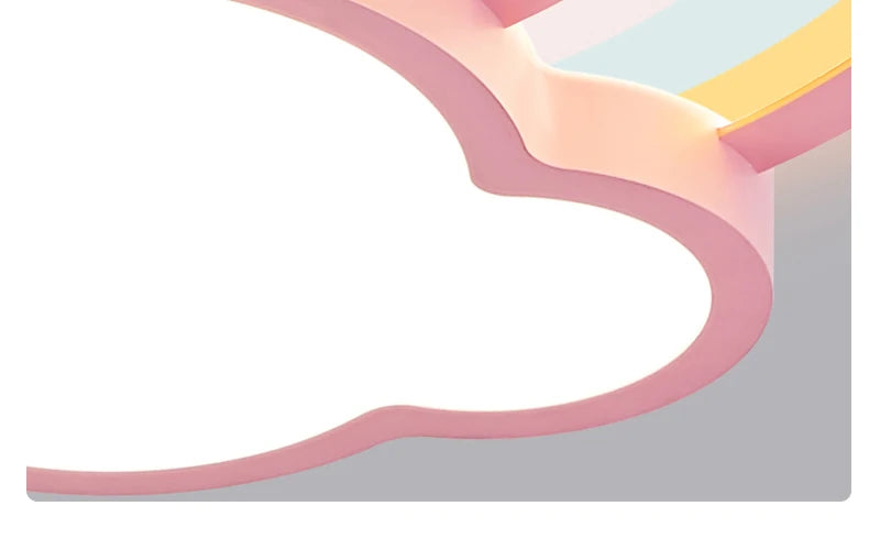Cartoon Rainbow Clouds Ceiling Lamp