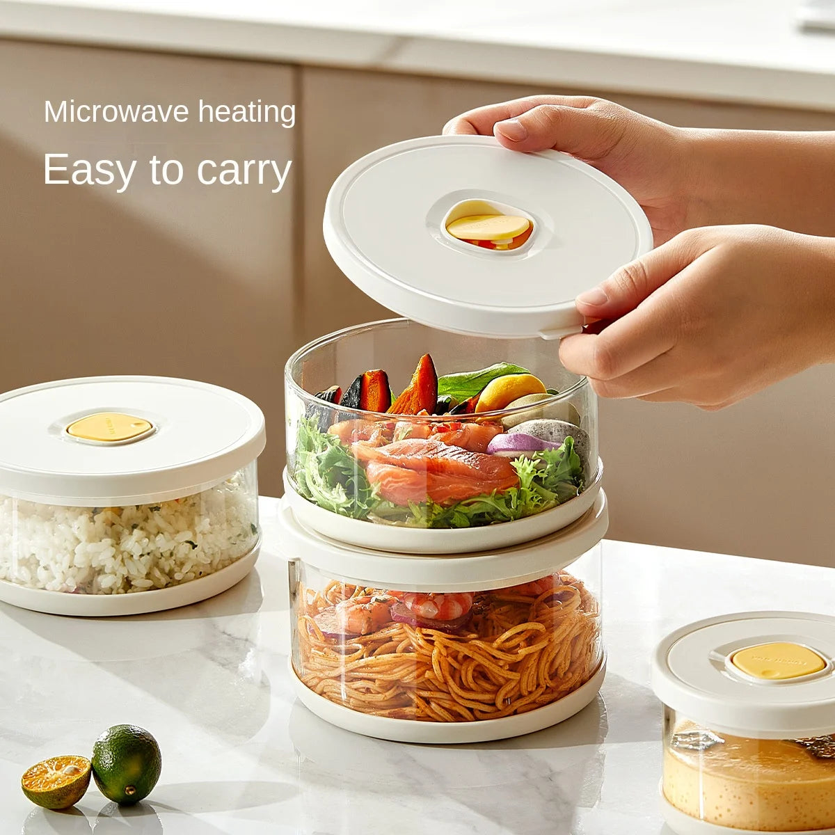 Glass Tupperware Set