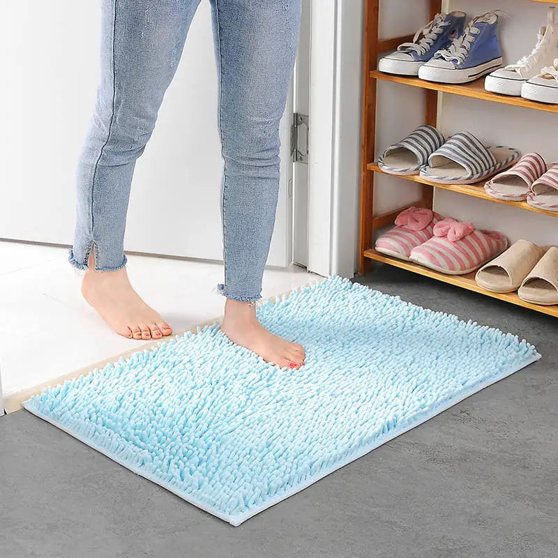 Thick Memory Foam Bath Mat – Soft, Absorbent, Non-Slip, 45×45 cm, Solid Design