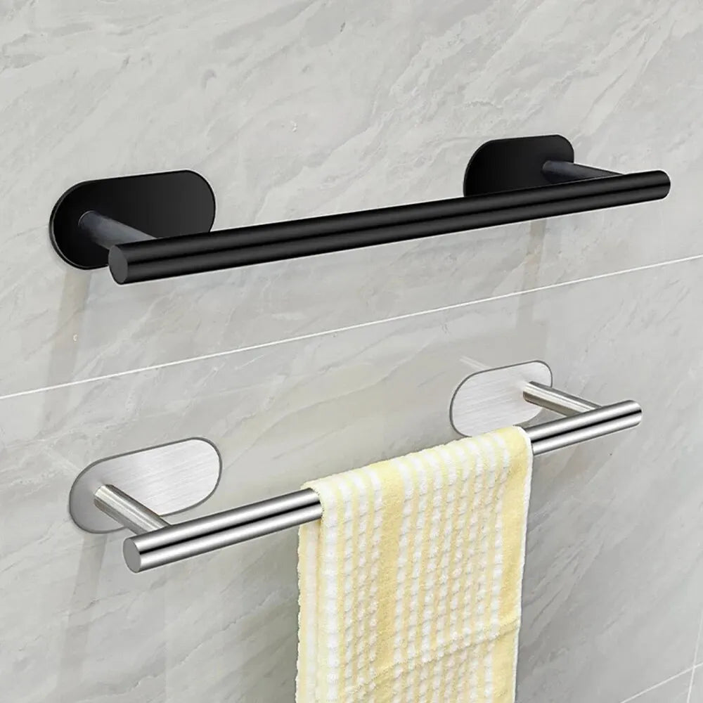 4-Piece Bathroom & Kitchen Wall Hooks – Adhesive Towel, Toilet Paper, Napkin, and Coat Holders