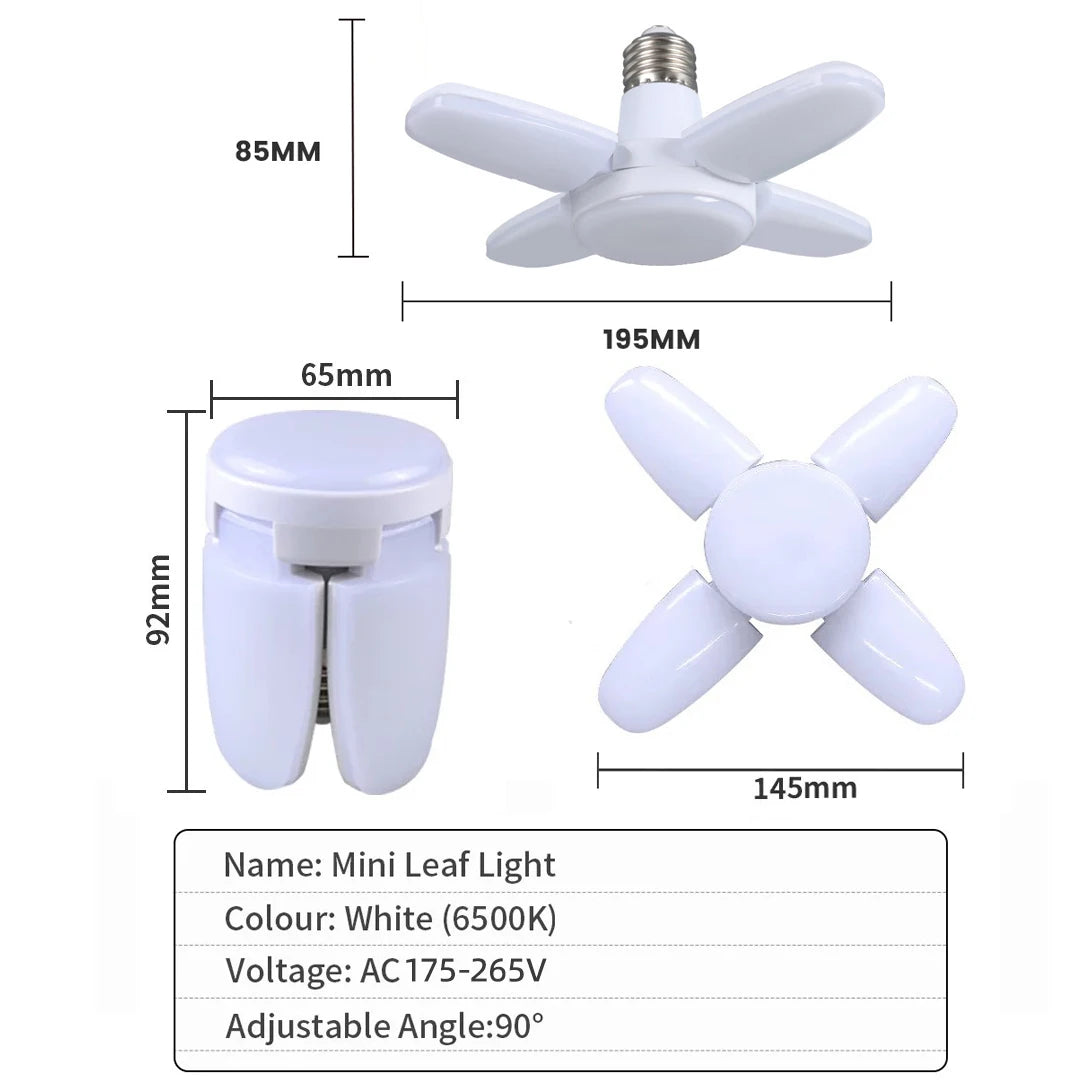 Fan Shape Foldable LED Bulb