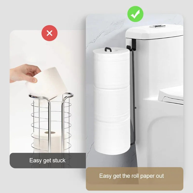 Toilet Paper Holder – Black Iron