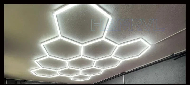 Honeycomb Showroom Hexagon LED lighting