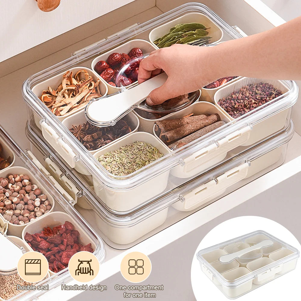 Divided Serving Tray Food Dispenser