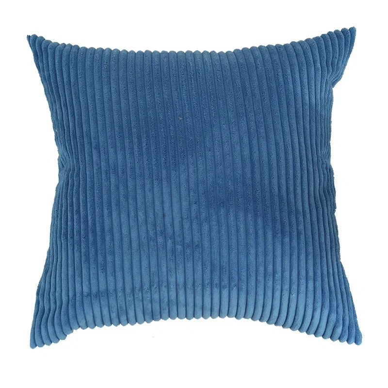 Soft Corduroy Cushion Cover – Fluffy Striped 40-50cm
