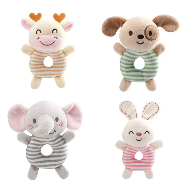 Cartoon Animal Baby Rattle Toy
