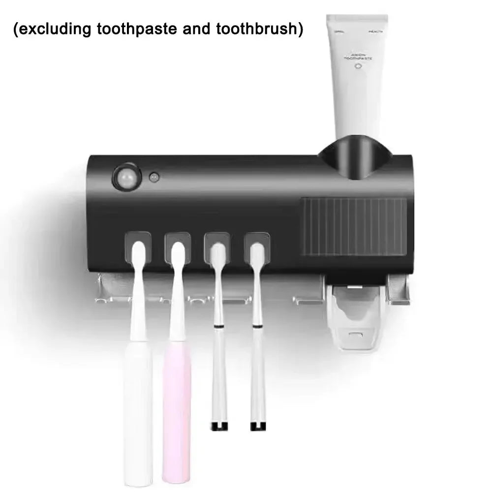 Wall-Mounted Solar UV Toothbrush Sterilizer