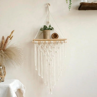 Macrame Hanging Shelf