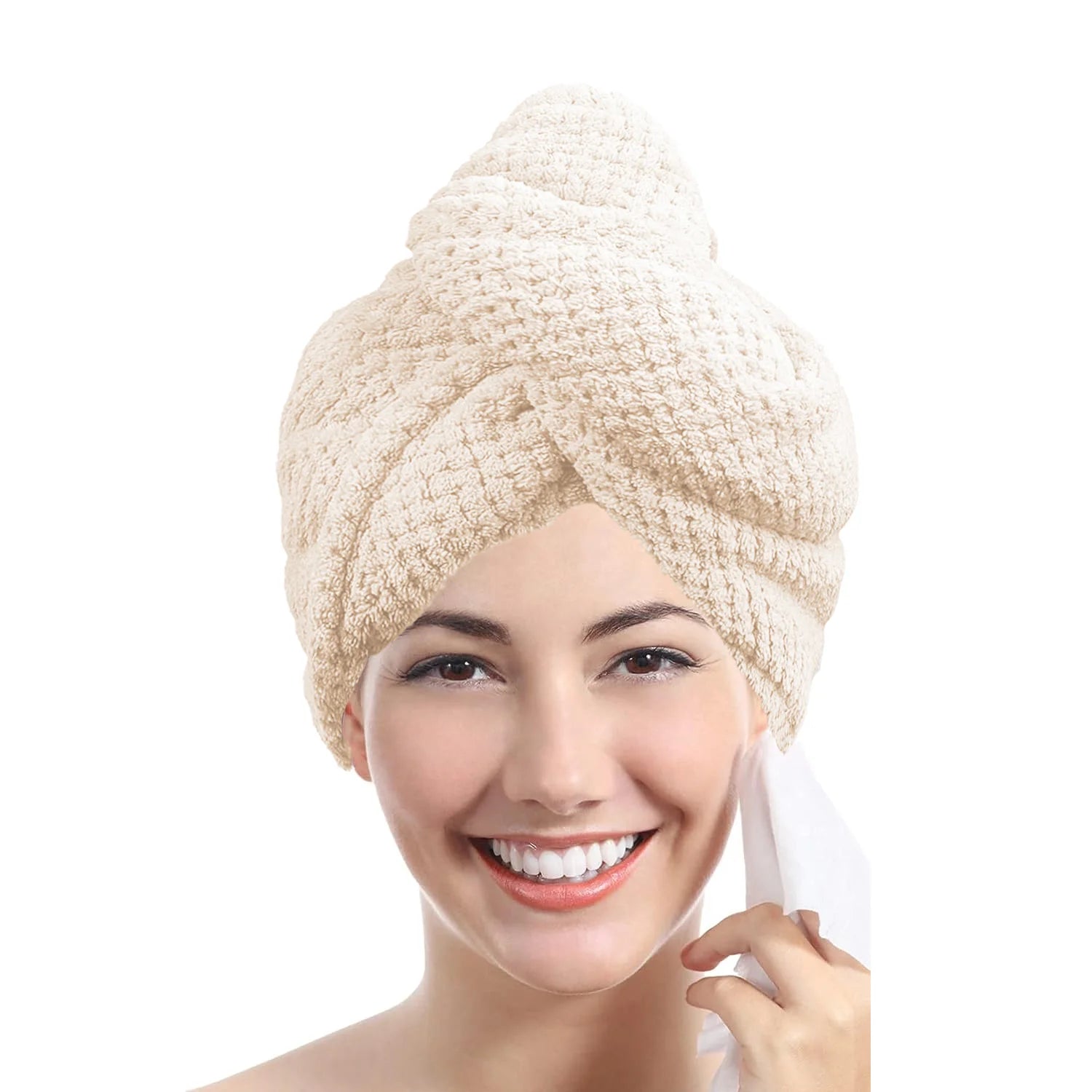 Ultra-Absorbent Hair Towel Wrap – 9.8” x 25.5”