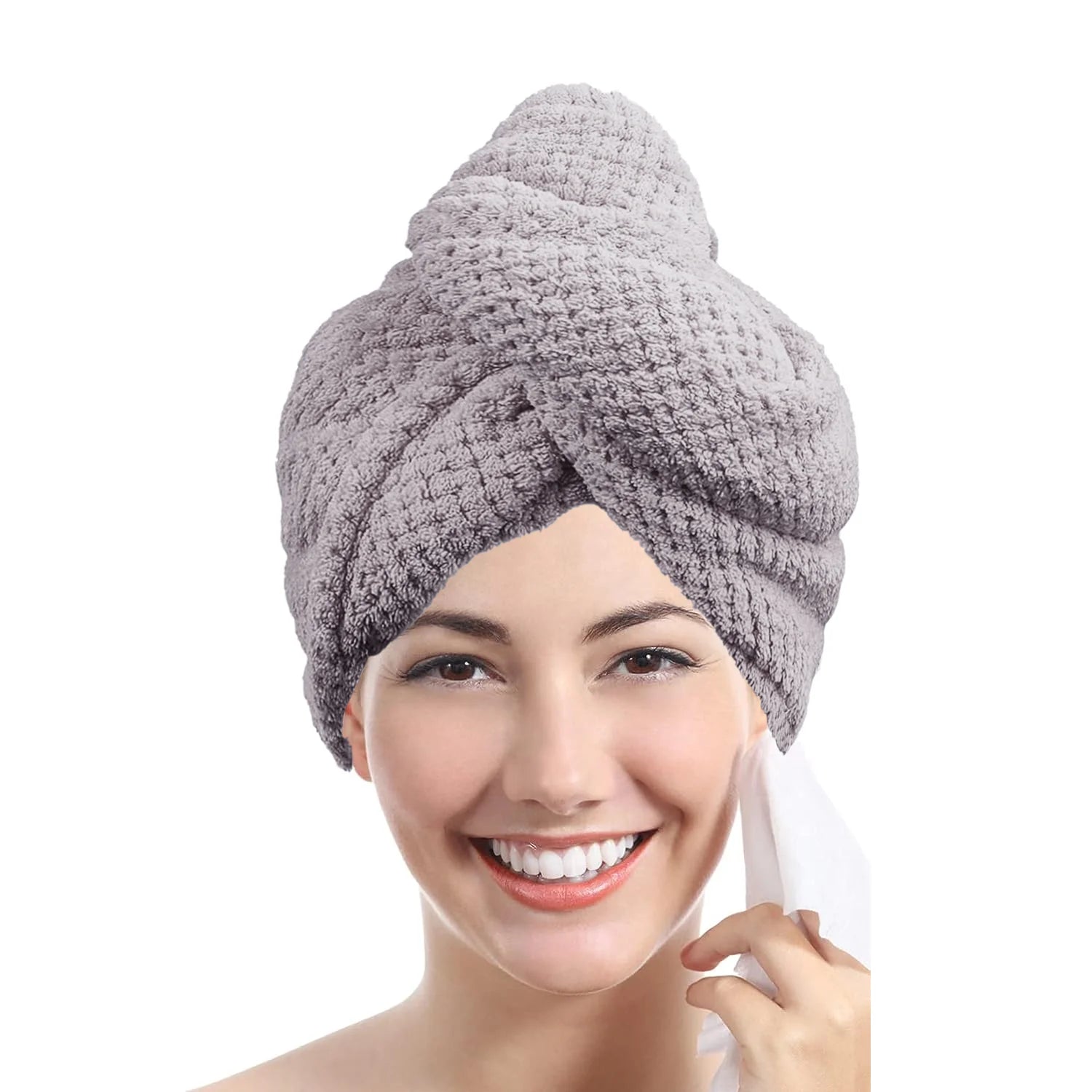Ultra-Absorbent Hair Towel Wrap – 9.8” x 25.5”