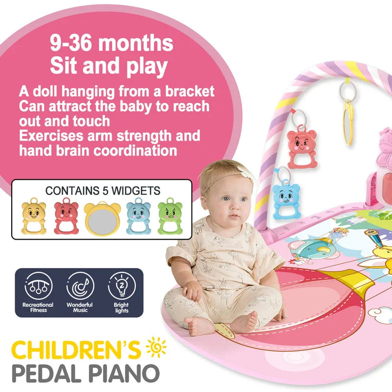 Baby Fitness Music Play Gym – Piano Activity Mat