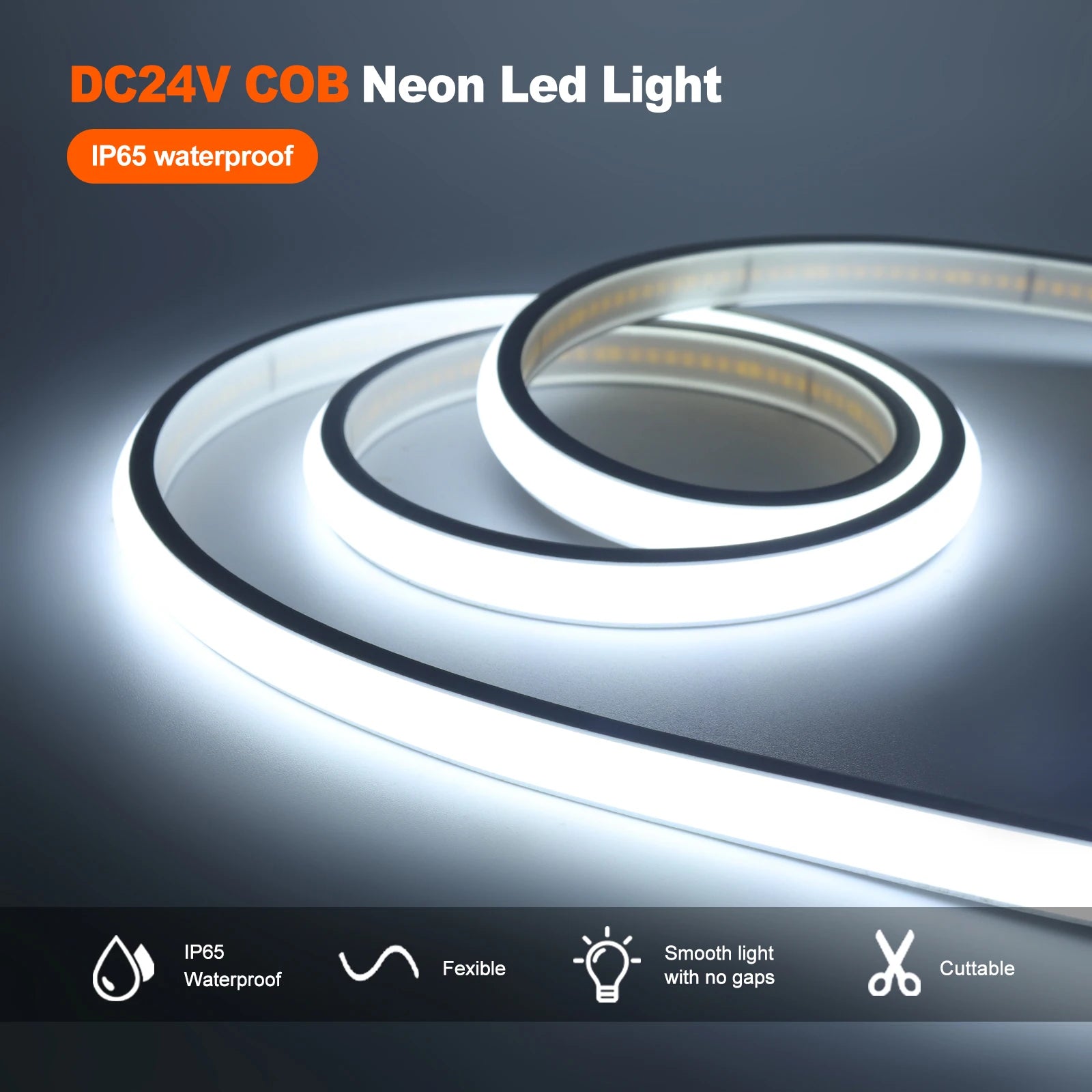 Waterproof COB LED Strip Light