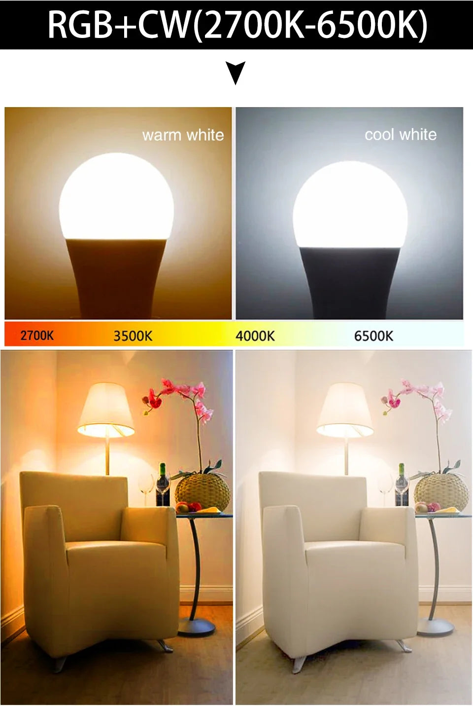 Smart Wi-Fi LED Light Bulbs