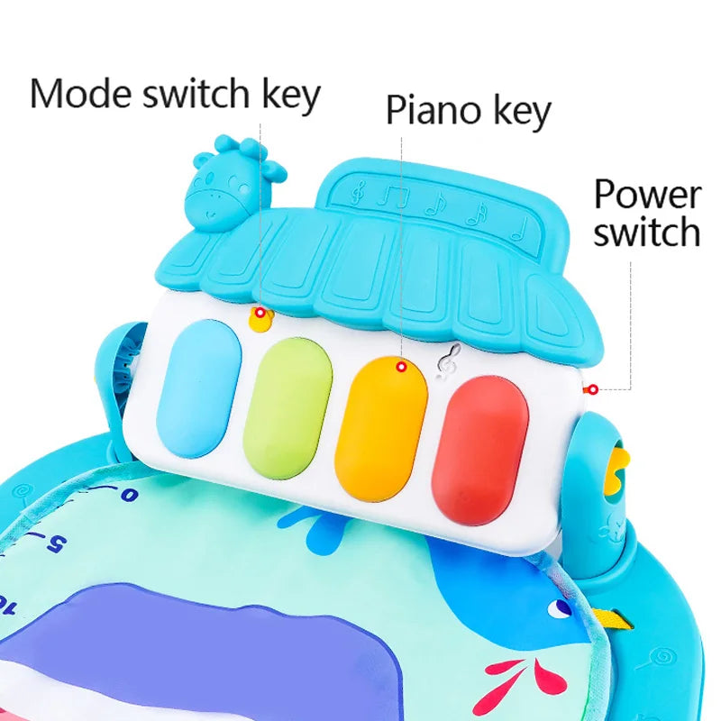 Baby Fitness Music Play Gym – Piano Activity Mat