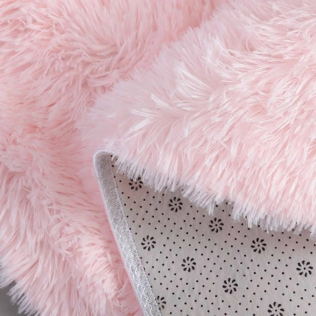 Fluffy Round Area Rug
