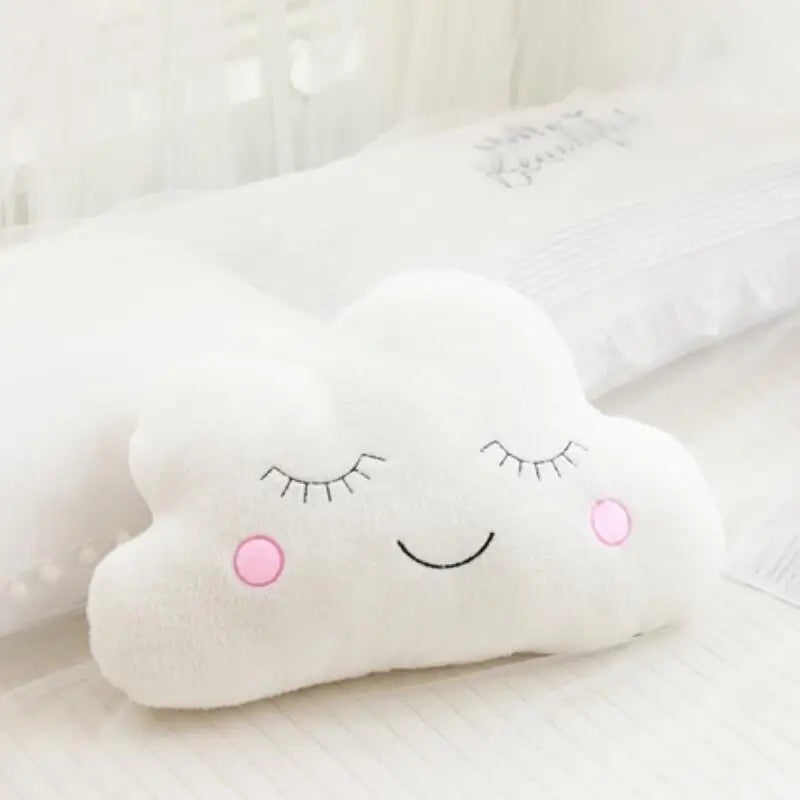 Cloud Moon Star Raindrop Plush Pillow