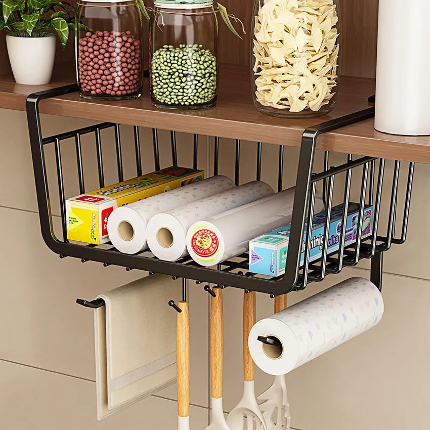 Under-Cabinet Hanging Storage Basket