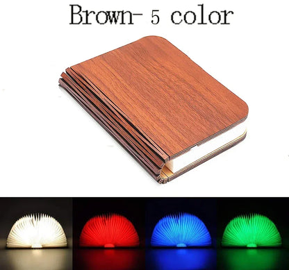 Wooden Book Light
