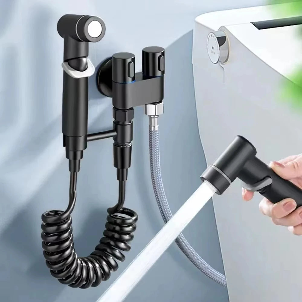 High-Pressure Handheld Toilet Spray – Dual Mode Cleaning Nozzle