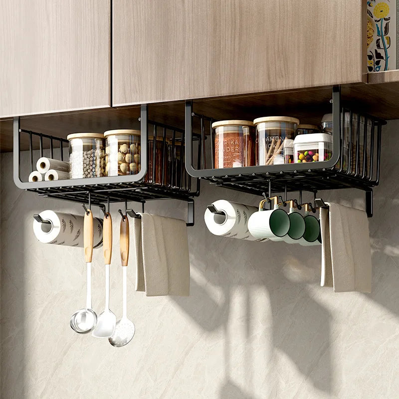 Under-Cabinet Hanging Storage Basket