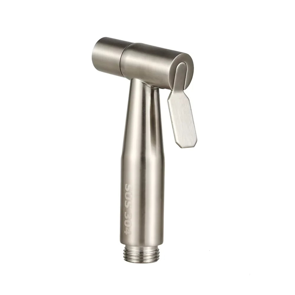 Stainless Steel Handheld Bidet Spray – Wall Mounted Toilet Sprayer