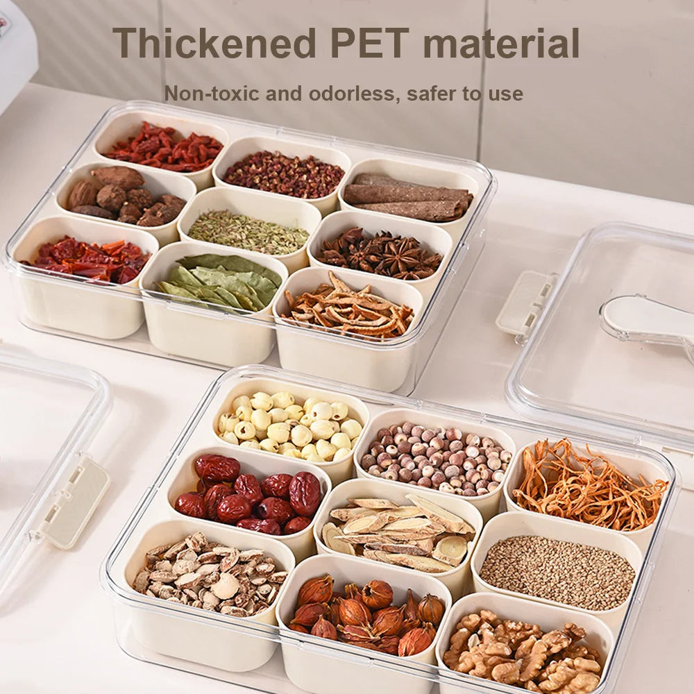 Divided Serving Tray Food Dispenser
