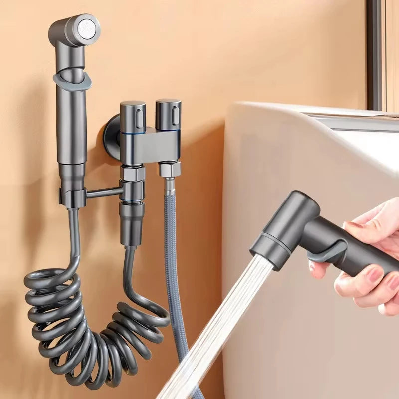 High-Pressure Handheld Toilet Spray – Dual Mode Cleaning Nozzle