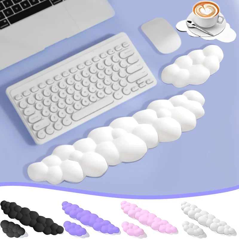 Cloud Shape Ergonomic Memory Foam Wrist Rest Pad