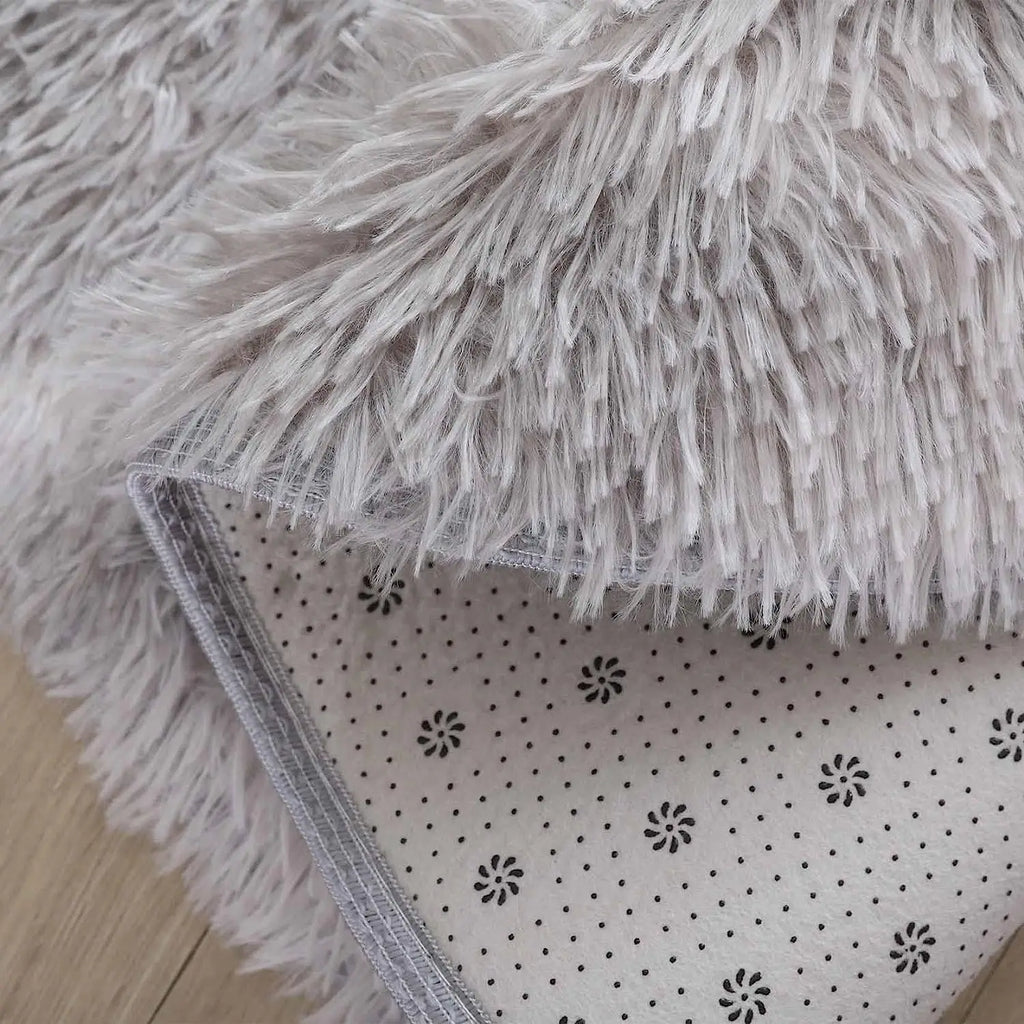 Fluffy Round Area Rug