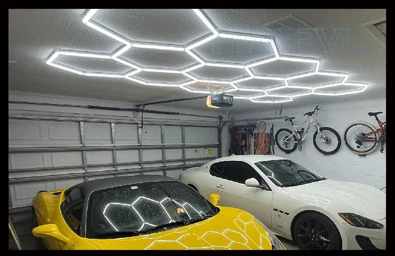 Honeycomb Showroom Hexagon LED lighting