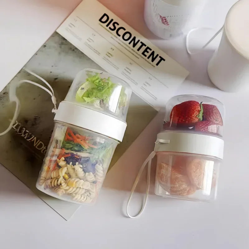 Portable Breakfast & Snack Cup Set