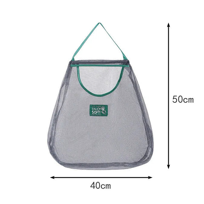 Reusable Hanging Mesh Storage Bags for Fruits & Vegetables