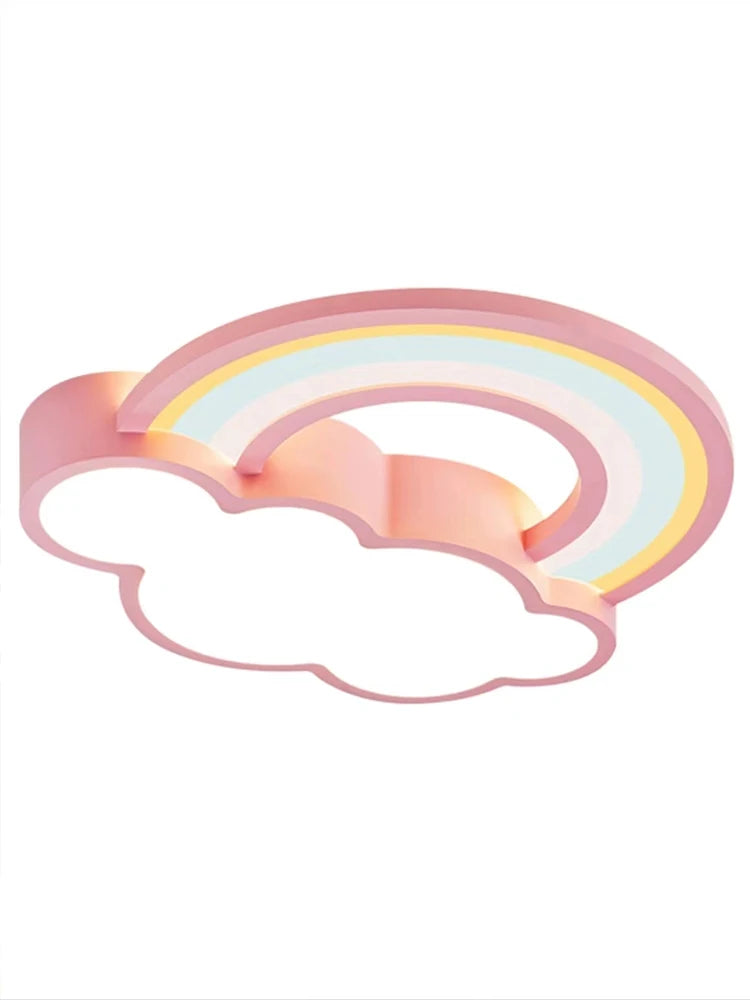 Cartoon Rainbow Clouds Ceiling Lamp
