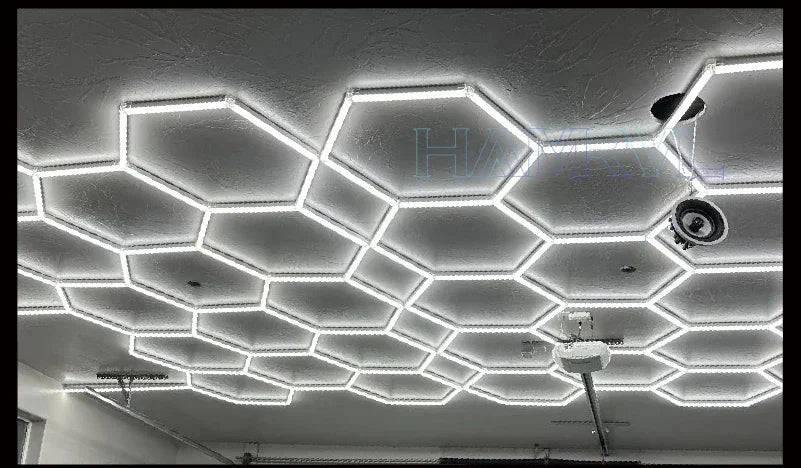 Honeycomb Showroom Hexagon LED lighting