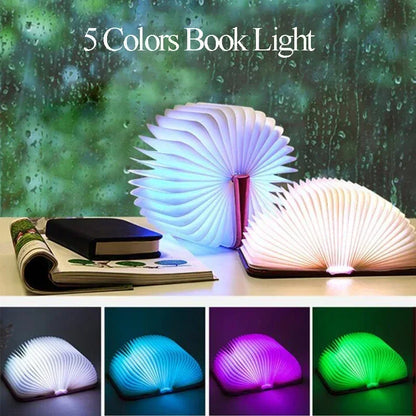 Wooden Book Light