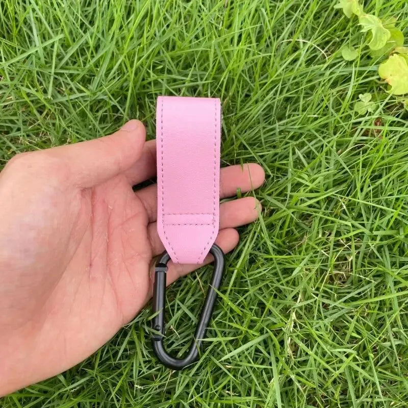 2Pcs Leather pram/ travel accessories