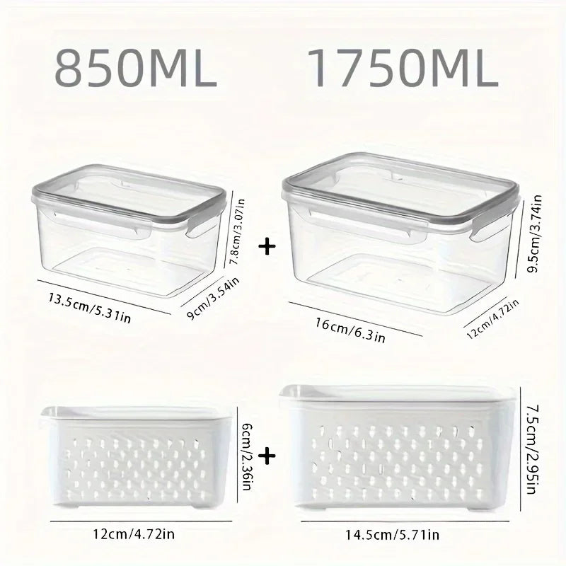 Fridge Food Storage Container Set