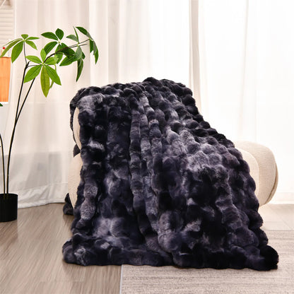 Faux Fur Throw Blanket