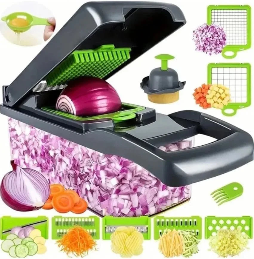 Multifunctional Vegetable Chopper – 14/16 in 1 Kitchen Tool