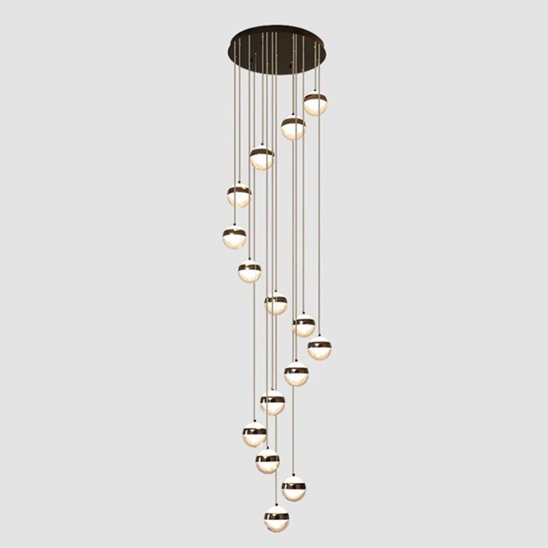 Modern Stair Pendant Chandelier – LED Ceiling Light
