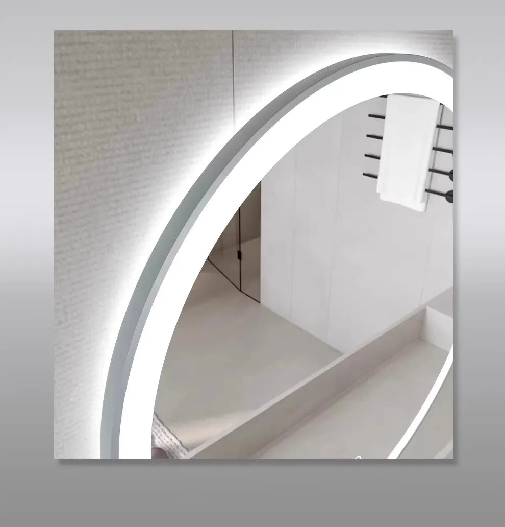 Smart LED Bathroom Mirror – Anti-Fog, Touch Control