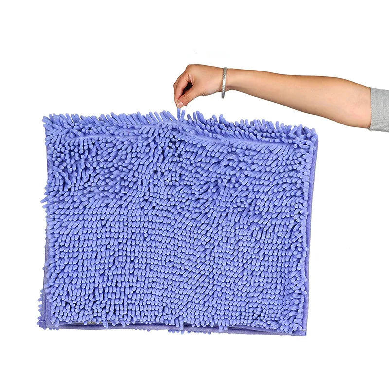 Thick Memory Foam Bath Mat – Soft, Absorbent, Non-Slip, 45×45 cm, Solid Design
