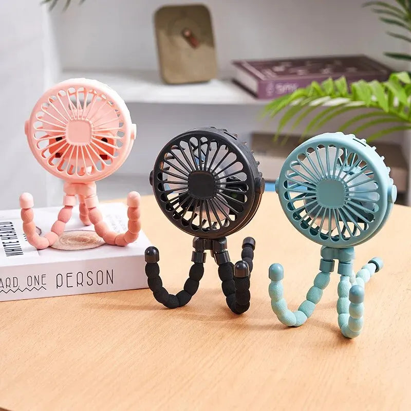 Multi Functional Baby Stroller Mini Fan
