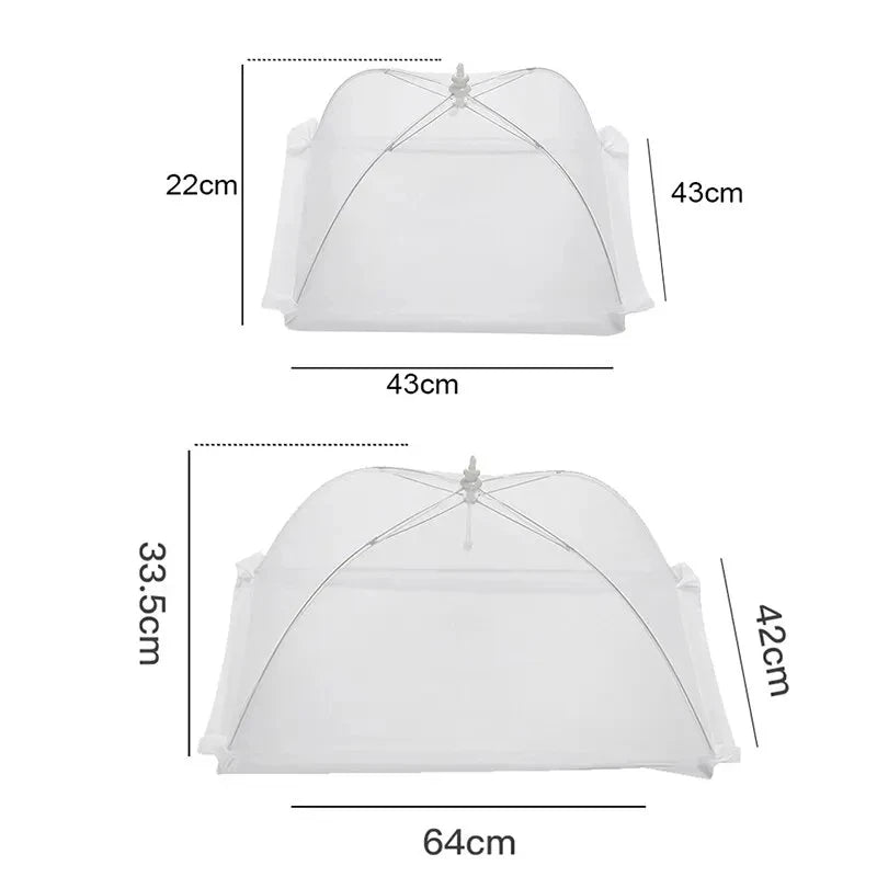 Foldable Mesh Food Cover – Insect-Proof Dish Protector