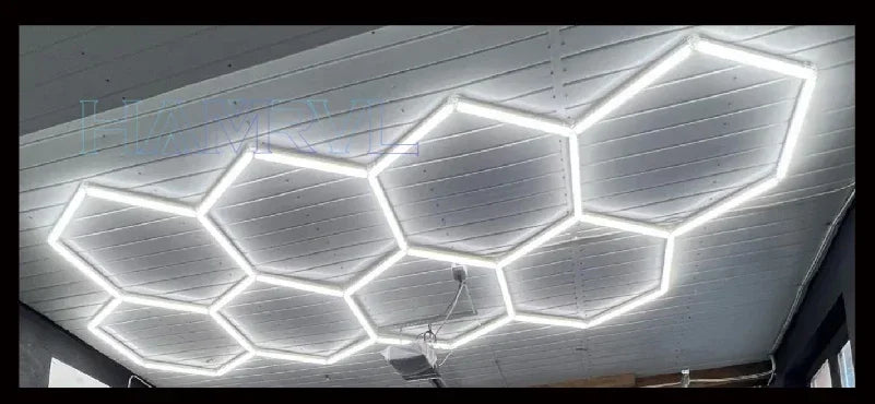 Honeycomb Showroom Hexagon LED lighting